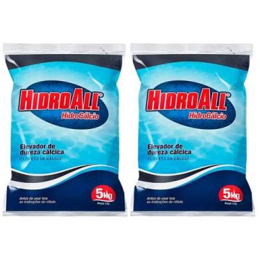 Imagem de 2 Hidrocálcio Elevador Dureza Cálcica Piscinas 5kg Hidroall