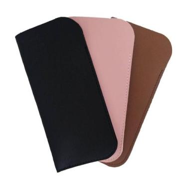 Imagem de Kit 3 Porta Oculos Fino Estojo para Oculos de Sol Feminino - Oculos20V