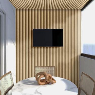 Imagem de Painel Ripado de Madeira Prime PVC Chevron Riviera 2,9mX16cm - Open St