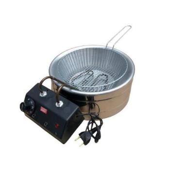 Imagem de Tacho Elétrico Alumínio Capacidade 3,5 Litros  - MaqInox Equipamentos 