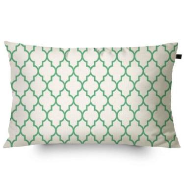 Imagem de Almofada Retangular Serigrafada Agriz 30x50cm Tiffany - FASTLAR
