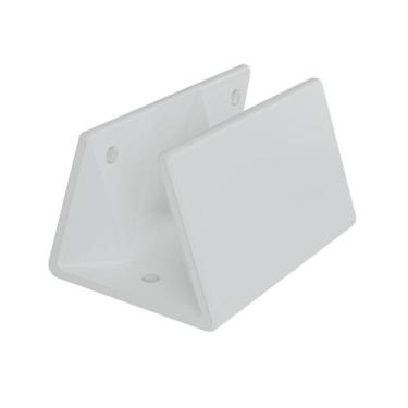 Imagem de Suporte De Mesa para Notebooks Fechado Trapézio - Criptonita, Branco, 