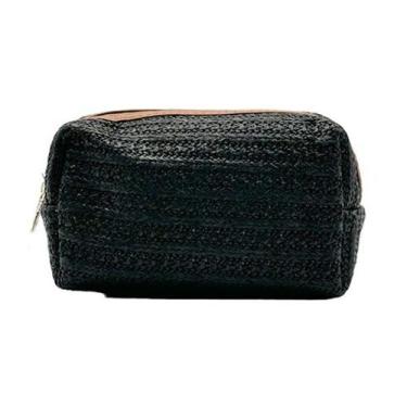 Imagem de Necessaire Feminina de Palha Multiuso Viagem Bolsa Pequena - MM, Model