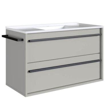 Imagem de Gabinete De Banheiro Com Lavatorio 80cm Arenas PRODDY - Milani Store, 