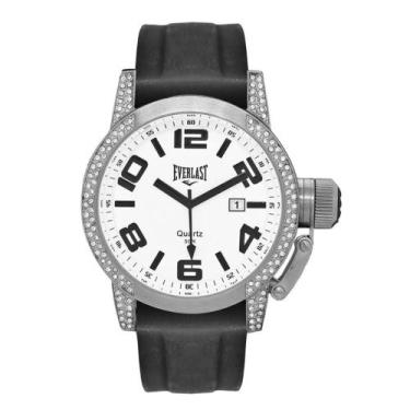 Imagem de Relógio Pulso Feminino Everlast Analógico Prova D'Água, Preto