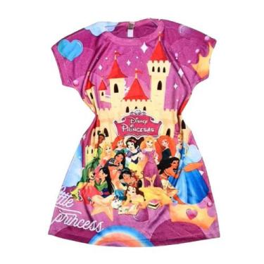Imagem de Vestido Infantil Menina Personagem - Disney, Princesa castelo, P