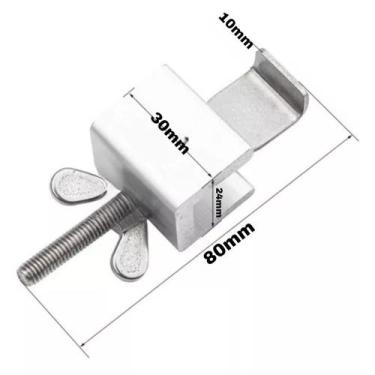 Imagem de Kit 2 Trava De Porta Portátil P/ Hotel Fechadura Universal Interna - D