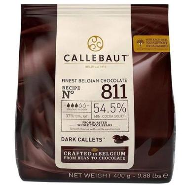 Imagem de Chocolate Gotas Amargo 54,5% 400g ( 811nv) - Callebaut