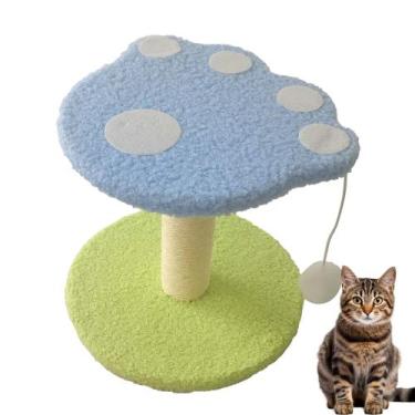 Imagem de Arranhador para Gatos Bola Brincadeira Arranhar Brincar Descanso Escal