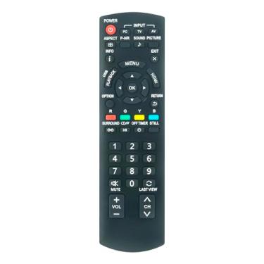 Imagem de AULCMEET N2QAYB000802 Novo controle remoto de substituição adequado para Panasonic LED TV TH-L50EM5D TH-L32EM5D TH-L32XM5D THL32C4D TH-L32C4D