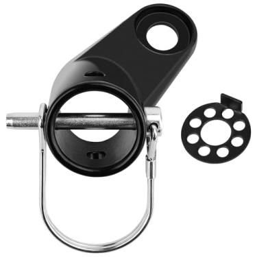 Imagem de Engate de reboque de bicicleta - engate de acoplador para reboques de bicicleta do peito do pé e Schwinn, peças de conector de fixação de reboque de bicicleta removíveis para reboques de