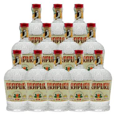 Imagem de Gin Nacional Arapuru London Dry 700ml 12 Unidades