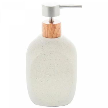 Imagem de Porta Sabonete Líquido em Cerâmica Granilite Bath Branco 430ml 5686 - 