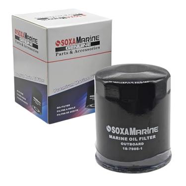 Imagem de SOXAMarine 1651096J00 Filtro de óleo de manutenção para Suzuki para Mercury e Johnson para motor de popa Evinrude 150-350 HP 16510-93J00 778287 8M0154773