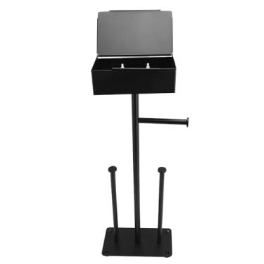 Imagem de Porta de Rolo de Vaso Sanitário, Aço Inoxidável Anti -Slip Copo de Bolas de Banho Independentes do Banheiro de Banheiro Suporte de Papel Higiênico para Bancada da Cozinha da