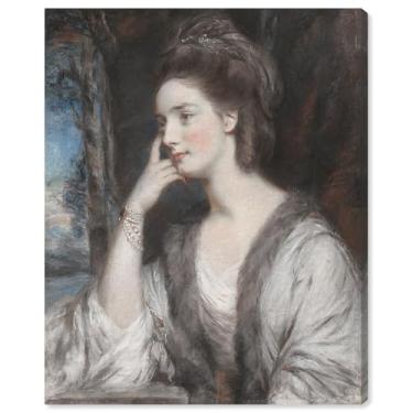 Imagem de Art Remedy Lady Watkin Williams Wynn 1775 Canvas Vintage Figurative, Gallery Wrapped, 50.8 cm x 61.0 cm