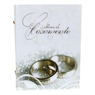 Imagem de RECORDARI, Álbum de Fotos Casamento 40 Fotos 20x25 Rebites Rec 114/01