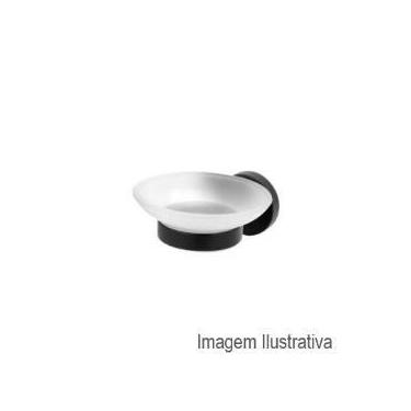 Imagem de Saboneteira Color Slim Preto Fosco Perflex 12121524