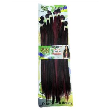 Imagem de Cabelo 100% Orgânico estilo Lisa 70cm 300g 8 Telas - GM Hair, SP4-BUG