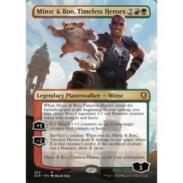 Imagem de Magic: the Gathering - Minsc & Boo, Timeless Heroes (363) - Borderless - Battle for Baldur's Gate