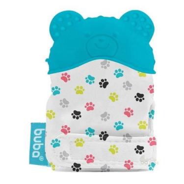 Imagem de Luvinha Mordedor Bebê Silicone Urso Azul Buba - Buba Toys