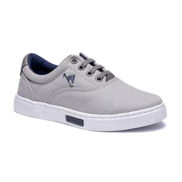 Imagem de Tênis Sapatênis Infantil Menino Casual Polo Joy Confortavel (Cinza, BR, Criança de 9 a 12 anos, Numérico, 35)