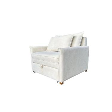 Imagem de Poltrona Cama Monica Boucle - Estopar, Boucle Bege