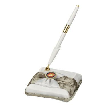 Imagem de Jamie Lynn Caneta e caneta de camuflagem militar digital, bronze, fuzileiro naval