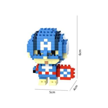 Imagem de Brinquedo Blocos de Montar Infantil Brinquedo Educativo Animais De Bri