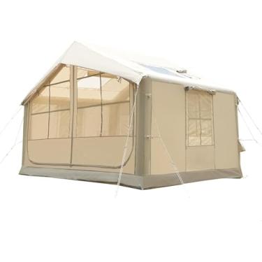 Imagem de GOTENTIFY Barraca de acampamento inflável, para 2 a 4 pessoas, design luxuoso de glamping com claraboia, tecido Oxford (2 ~ 4 pessoas (300 x 250 x 200 cm))