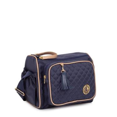 Imagem de Frasqueira Maternidade Lequiqui Atlanta - Azul Marinho