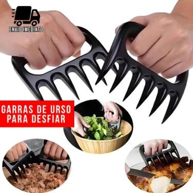 Imagem de Garra de Urso para Churrasco Desfiador de Carne Profissional em Plásti