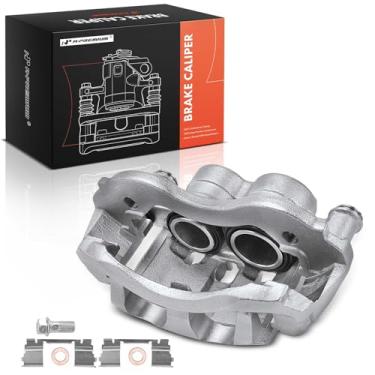 Imagem de A-Premium Conjunto de pinça de freio a disco com suporte compatível com modelos Ram selecionados - 2014-2021 - ProMaster 1500 2500 3500 - Lado esquerdo do motorista dianteiro