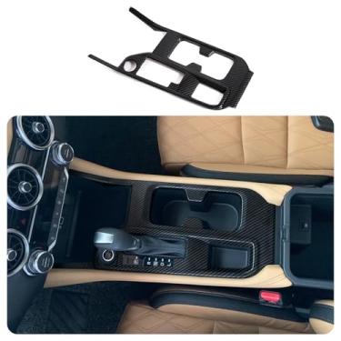 Imagem de KELEIMAI Acessórios de carro aptos para Nissan Sentra 2020 2021 2022 2023 2024 2025 painel de mudança de marchas interior guarnição da tampa da moldura (fibra de carbono) 1 peça ABS