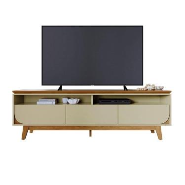 Imagem de Aparador Bancada Para Sala Selene - 7 Decor Cumaru E Opala