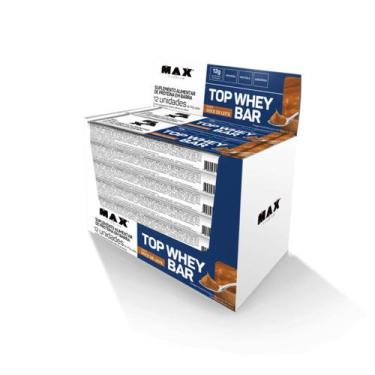 Imagem de Top Whey Bar Caixa c/ 12 unidades - MAX TITANIUM, DOCE DE LEITE 