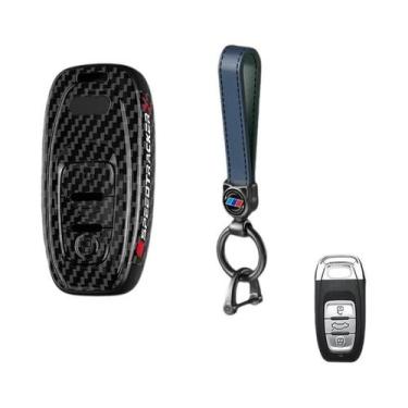 Imagem de Audi A1 A3 A4 A5 A6 Q3 Q5 Q7 TT Fibra De Carbono Carro Chave Remota Ca
