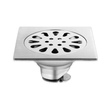 Imagem de Ralo de Piso Moderno Anti-Odor e Insetos Elimina Mau Cheiros - JOCENTE