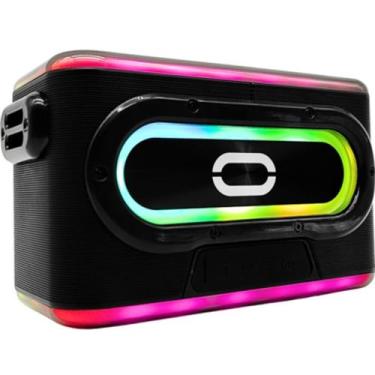 Imagem de Caixa de som amplificada bluetooth rgb 80w tomate mts-8001
