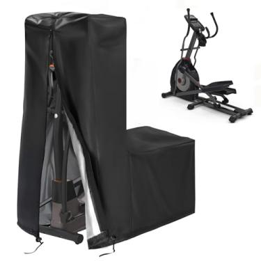 Imagem de Aidetech Capa para Máquina de Exercícios Elípticos, Capa para Máquina Elíptica À Prova de Poeira para Uso Doméstico, Capa Protetora À Prova D'Água para Treinador Elíptico (73''Lx 28''Wx 71''H)