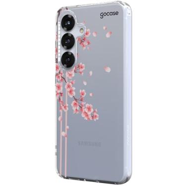 Imagem de Capa Gocase Slim Air Cerejeira Para a linha Galaxy S (Transparente, Galaxy S25)