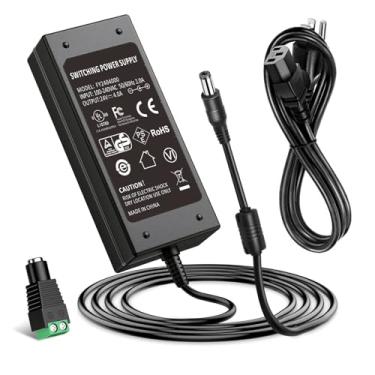 Imagem de iCreatin Driver De Led 24V 96W 120V Ca Para Cc 4A, Transformador, Fonte Alimentação Ca-Cc Módulo Fita Rgb W5050 Ws2811 5050 3528, Câmera Cctv, Monitor Lcd, Cadeira Massagem