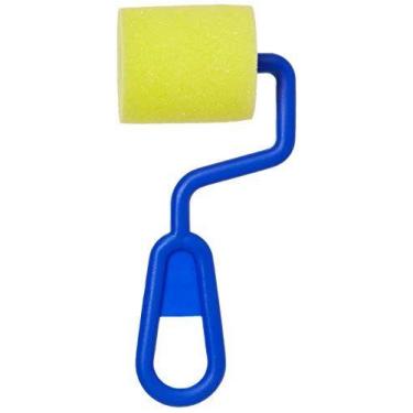 Imagem de Rolo De Pintura Espuma Poliest.Mini Amarelo - PINCEIS TIGRE