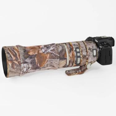 Imagem de CHASING BIRDS Revestimento impermeável de camuflagem de lente para Canon RF 100-500 mm F4.5-7.1 L é USM capa protetora de lente à prova de chuva versão IV (camuflagem floresta, com extensor RF 1,4X)