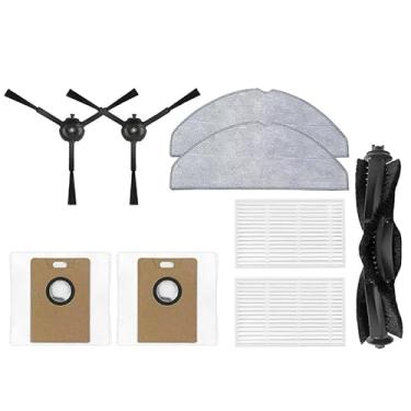 Imagem de 9 peças de escova principal/escova lateral/filtro/saco de pó/pano de esfregão compatíveis com peças de reposição Tapo RV30 Max Plus / RV20 Max Plus / RV30 Max / RV20 Max Robot Aspirador de pó