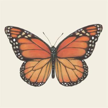 Imagem de Guardanapos descartáveis de papel para jantar - Guardanapos decorativos de bebidas para festas, casamentos, formatura - 12,7 cm por 12,7 cm Pacote com 20 (borboleta)