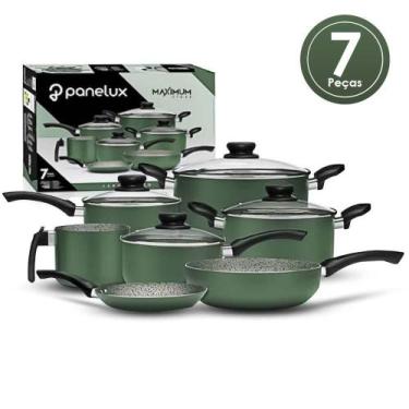 Imagem de Jogo De Panelas Maximum 7Pc Unic Verde Verde S Definicao - Panelux