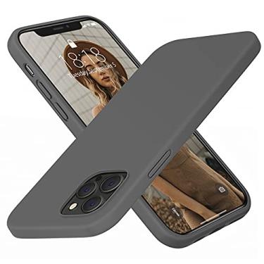 Imagem de DTTO compatível com iPhone 12/12 Pro, capa de silicone à prova de choque [série romance] [câmera melhorada e proteção de tela] com almofada de grade favo de mel para iPhone 12 de 6,1 polegadas 2020, cinza espacial