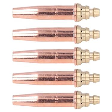 Imagem de Bicos de Soldagem, Pontas de Corte de Propano, 5 Peças de Pontas de Corte para Máquina de Gás Propano Dividida Bicos de Soldagem Isobárica Bocal de Corte de Gás, Limpadores de