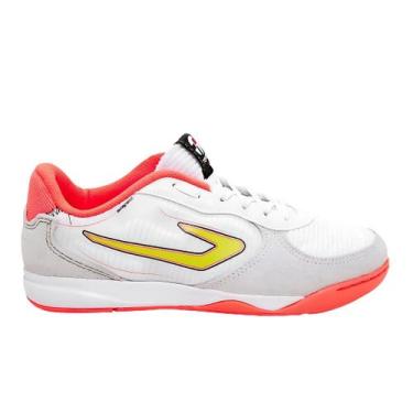 Imagem de Tênis de Futsal Topper Chuteira Letra IV Prosissional Salão, Branco, C